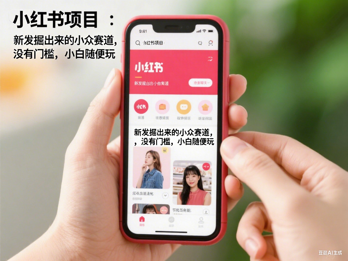 小红书项目:新发掘出来的小众赛道 ,没有门槛,小白随便玩-亮剑学堂